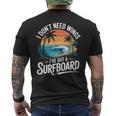 I Don't Need Wings I Have Aurfurfboard For Men メンズTシャツ バックプリント
