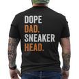 Dope Dad Sneaker Head Gag Father's Day Men's T-shirt Back Print