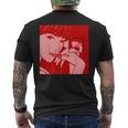 Dot Pattern Original Icon Official Illustration Red メンズTシャツ バックプリント