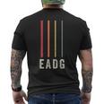 Eadg 4弦ベースギター レトロヴィンテージベースプレーヤー メンズTシャツ バックプリント