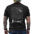EMc2 方程式 物理学 相対性理論 数学 数学 長袖tシャツ メンズTシャツ バックプリント
