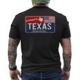 Enjoy Wear Cool Texas Wildintage Texas Usa メンズTシャツ バックプリント