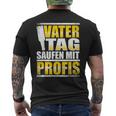 Father's Dayaufen Mit Profis Father T-Shirt mit Rückendruck