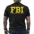 Fbi連邦捜査官事務所 メンズTシャツ バックプリント