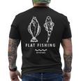 Flatfishing ヒラメ マゴチ 釣り メンズTシャツ バックプリント