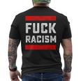 Fuck Racism 反人種差別者 メンズTシャツ バックプリント