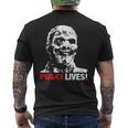 Fulci Livesゾンビホラー映画tシャツ メンズTシャツ バックプリント
