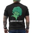 Brocco-Lee Punegetable Love ブロッコリー ビーガンダイエット メンズTシャツ バックプリント