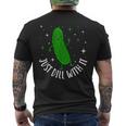 Bun Pickle-Just Dill With It メンズTシャツ バックプリント