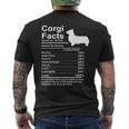 Corgi Facts 栄養ギフト カーディガン ペンブローク メンズTシャツ バックプリント