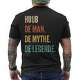Dutch First Name Huub メンズTシャツ バックプリント