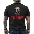 Friday 13Th ファニーハロウィンホラー メンズTシャツ バックプリント