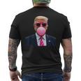 Pop Trump Pink Bubble Gumintage Trump Pink Glasses メンズTシャツ バックプリント