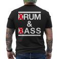 Rum And Ass Lovers Drum & Bass パロディ 皮肉なスローガン メンズTシャツ バックプリント