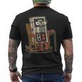 Vintage Old Gamer Retro Video Game Old Gamer Men's T-shirt Back Print