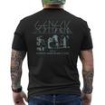 Genesis North American Tour 74 ロックバンドミュージック メンズTシャツ バックプリント