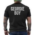 Geordie Boy Newcastle Upon Tyne メンズTシャツ バックプリント