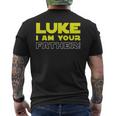 Great Fathers Day From Luke To His Father Men's T-shirt Back Print