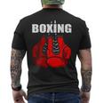Guantes De Boxeo Love Boxeo Camiseta Hombre Estampado Espalda