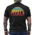 Guitar Retrointage Guitarist Evolution Musician T-Shirt mit Rückendruck