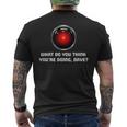 Hal 9000 ヴィンテージ 人工知能 メンズTシャツ バックプリント