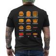 Ham Burgers Hamhamham Burburbur ハンバーガー大学 メンズTシャツ バックプリント