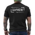 Hang Ten サーフボード サーフィン メンズTシャツ バックプリント