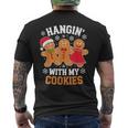 Hangin With My Cookie シャツ メンズ レディース ジンジャーブレッド クリスマス メンズTシャツ バックプリント