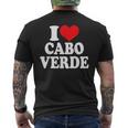 Heart Caboerde Pride T-shirt imprimé au dos