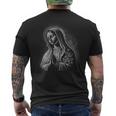 Holy Mary 神の聖母マリア 携帯電話ケース メンズTシャツ バックプリント