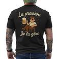 Homme Humour Bière La Pression Je La Gère Cadeau Amateurs De Bière T-shirt imprimé au dos