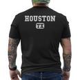 Houston Texas Throwback Classic メンズTシャツ バックプリント