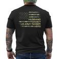 メンズ Husband Daddy Us Army Ranger Hero Flag Usa 迷彩 メンズTシャツ バックプリント