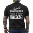 Hydrogen 再生可能エネルギー 原子燃料エレメント 水素 メンズTシャツ バックプリント