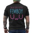 I'm A Cute Little Femboy Aestheticissy メンズTシャツ バックプリント