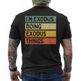 I'm Exodus Doing Exodus Things 面白い名言 メンズTシャツ バックプリント