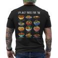 I'm Just Here For The Filipino Food トラディショナルピノイフード メンズTシャツ バックプリント
