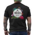 Ibiza 2025 カラフル メンズTシャツ バックプリント