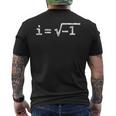 Imaginary Number I メンズTシャツ バックプリント