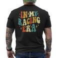 In My Racing Era Racing レトロ ヴィンテージ メンズTシャツ バックプリント