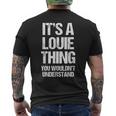 It's A Louie Thing You Wouldn't Understand Louie Thing メンズTシャツ バックプリント
