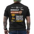 It's If Renault Can't Fix It No One Is メンズTシャツ バックプリント