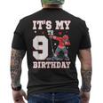 It's My 9Th Birthday 男の子 アイスホッケー ダビング 9歳 メンズTシャツ バックプリント
