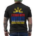 Itand With Digong Duterte Prrd Du30 フィリピン国旗 メンズTシャツ バックプリント