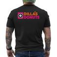 J Dillas ドーナツ ヒップホップ ジェイディー メンズTシャツ バックプリント