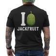 Jackfruit ビーガン ベジタリアン エキゾチックフルーツ 植物ベースのダイエット メンズTシャツ バックプリント