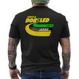 Jamaica Bobsled レトロなボブスレー チーム ジャマイカの国旗 メンズTシャツ バックプリント