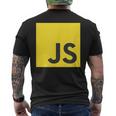 Javascript Js React AngularjsueJs NodeJs プログラマーオタク メンズTシャツ バックプリント