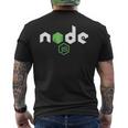 Javascript Programmer Js Node Pc Developers メンズTシャツ バックプリント