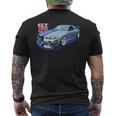 Jdm Car-Spec Kv2 シルバー Bnr34 レース メンズTシャツ バックプリント